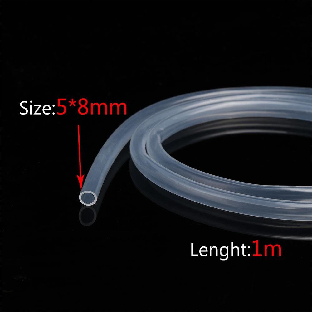 1M Transparent Clear Out Diameter 4~16mm Beer Milk Pipe Plumbing Hoses Flexible Tube Silicone Rubber Hose