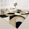 Modern Geometric Art Living Room Carpet Unique Abstract Design Indoor Rug Stylish Floor Mat for Living Room Home Decor