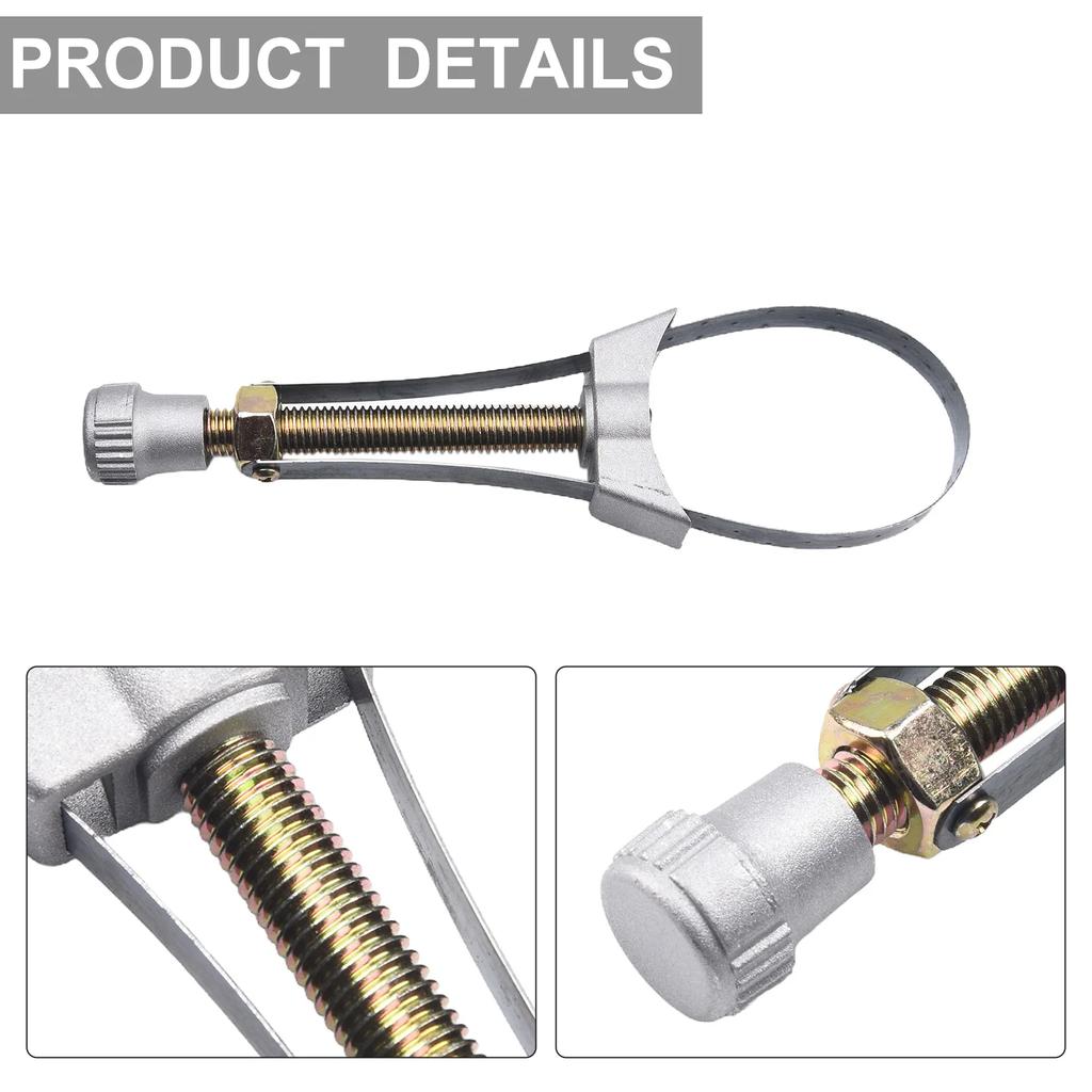 Steel Strap Wrench Hand Tools Car Oil Filter Removal Tool Specifications Steel Strap Wrench Suitable For Mm Mm