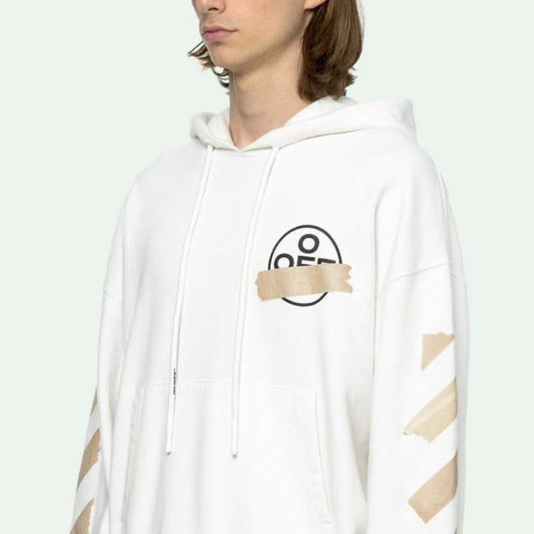 Off-White Tape Arrows Over Hoodie OMBB037R20E300020148