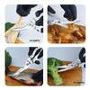 Multi-Functional Stainless Steel Kitchen Scissors: Powerful Bone Cutter & Food Shears for Chicken, Fish, and BBQ