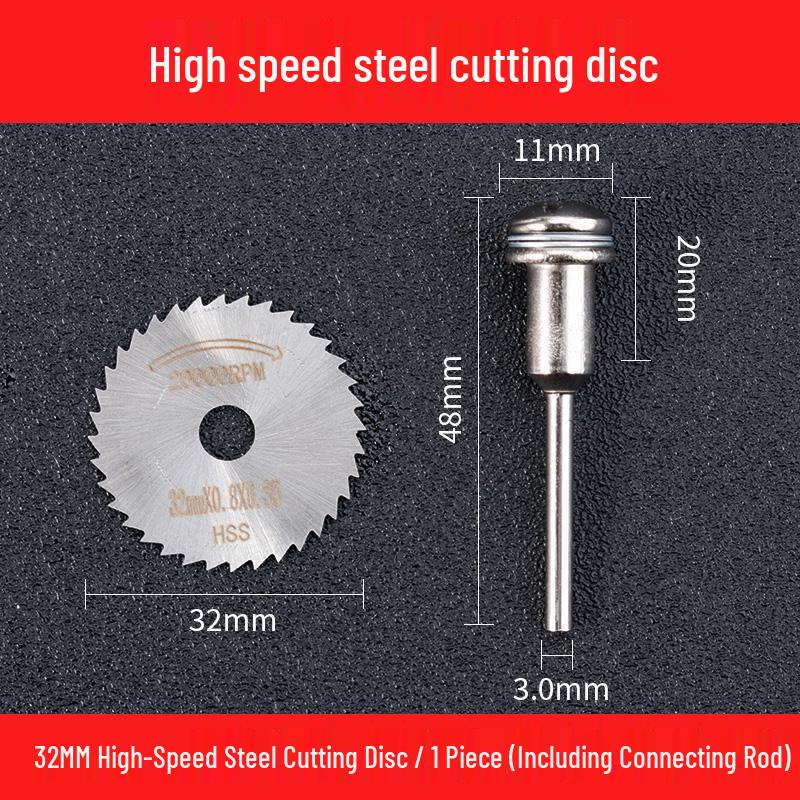 Small HSS Circular Saw Blade for Mini Electric Drill/Grinder - High-Speed Steel for Woodworking and Metal Cutting