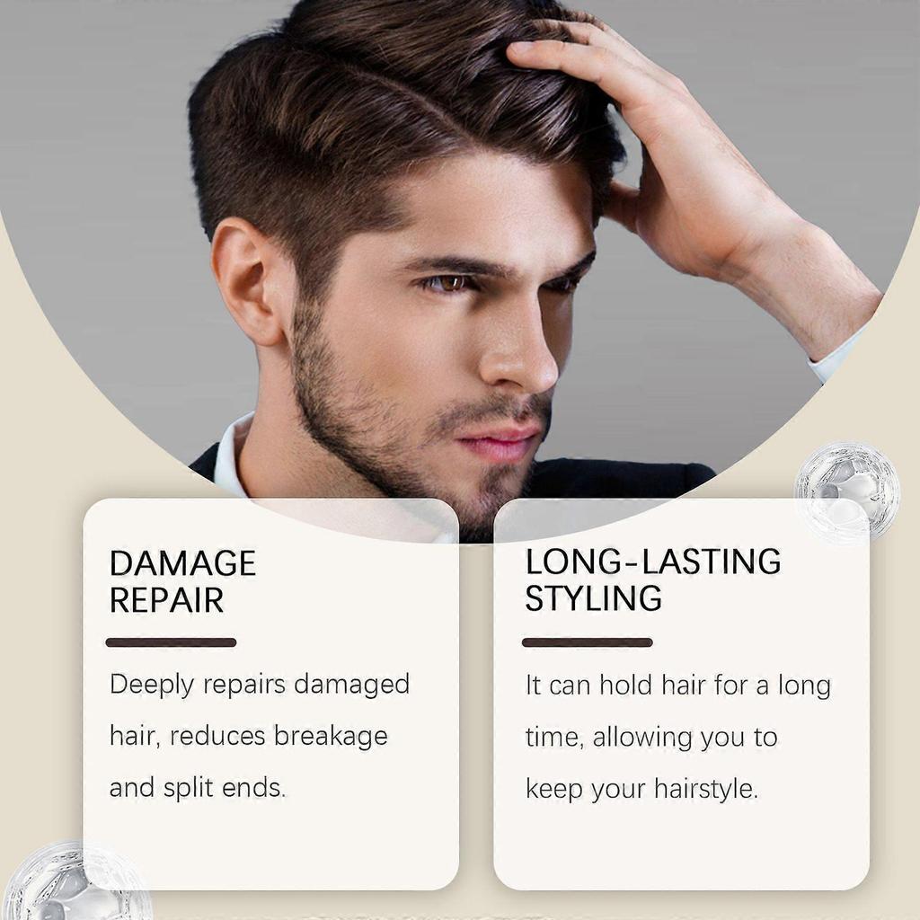Premium Hair Styling & Moisturizing Wax - Deep Nourishment, Repair & Long-Lasting Hold for All Hair Types - 60g Travel-Friendly Styling Solution