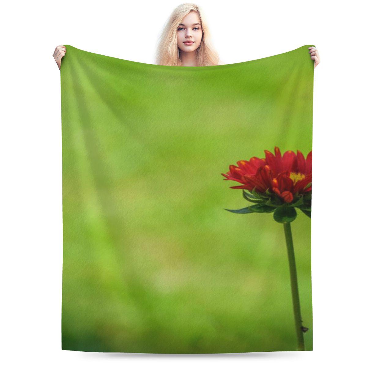 

Gaillardia Burgunder Custom Comfortable Decorate Home An UltraSoft Micro Fleece Blanket 75x100cm 30x40in