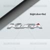 BLFE6 3D Car Styling For Ford Kuga Letter Emblem ST MK2 MK3 Badge Metal Stickers Rear Trunk Decals Auto Accessories
