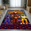 Tappeto Area Antiscivolo Horror Freddy F-FNAF Giochi Soggiorno Tappeto Morbido per Camera da Letto Stanza dei Giochi dei Bambini Divano, Zerbino Decorazione per la Casa Regalo