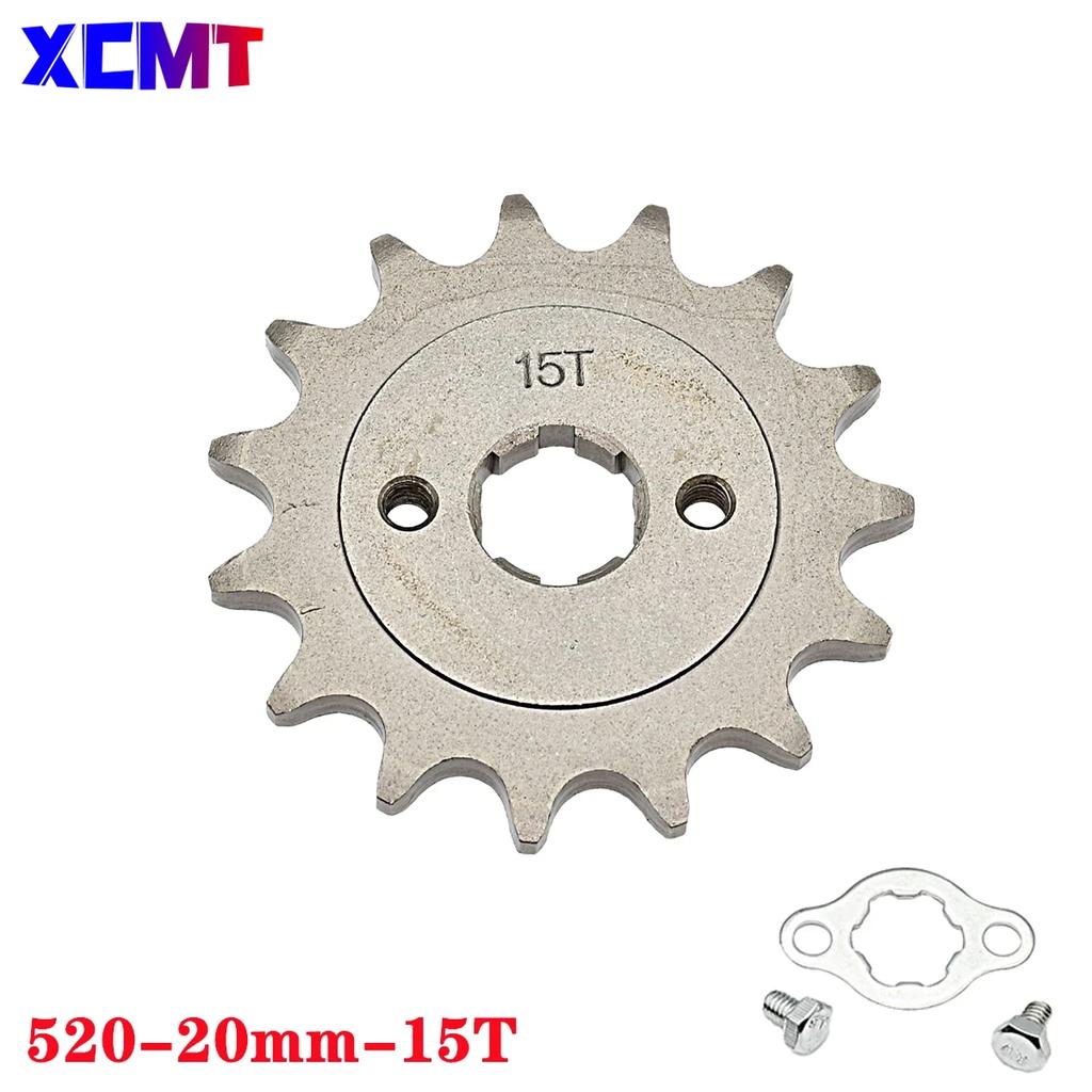 520 10t 11T 12T 13T 14T 15T 16T 17T 18T 19T 20T Zahn 20mm Innendurchmesser Frontmotor Ritzel passend für Pit Bike ATV Motorradteil