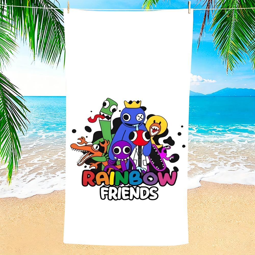 Game Rainbow Friends Towel Towel Soft Pool Gift For Travel Gym Shower Camping Quick Dry Sports Large Beach Towels
