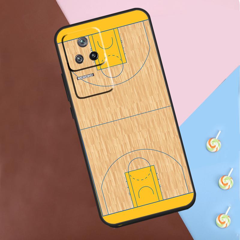 Basketball Court Diagram Case For Xiaomi 13T 14 Pro 11T 12T 12 13 Lite POCO X6 X3 X4 X5 Pro F3 F5 M5s M6 Pro Cover