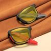 Unisex Portable Folding Plain Glasses Ultra-Lightweight Blue Light Blocking Glasses for Phone Use Computer Work and Gaming