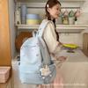 Schoolbag Cute Cartoon Backpack New High Value Junior High School Primary School Students Campus Schoolbag Light Color Matching Sweet Backpack