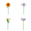 Moc Building Blocks Flower Model Assembly Kit: Diy Educational Building Bouquet Ornament For Girls - Valentine'S Day Gift