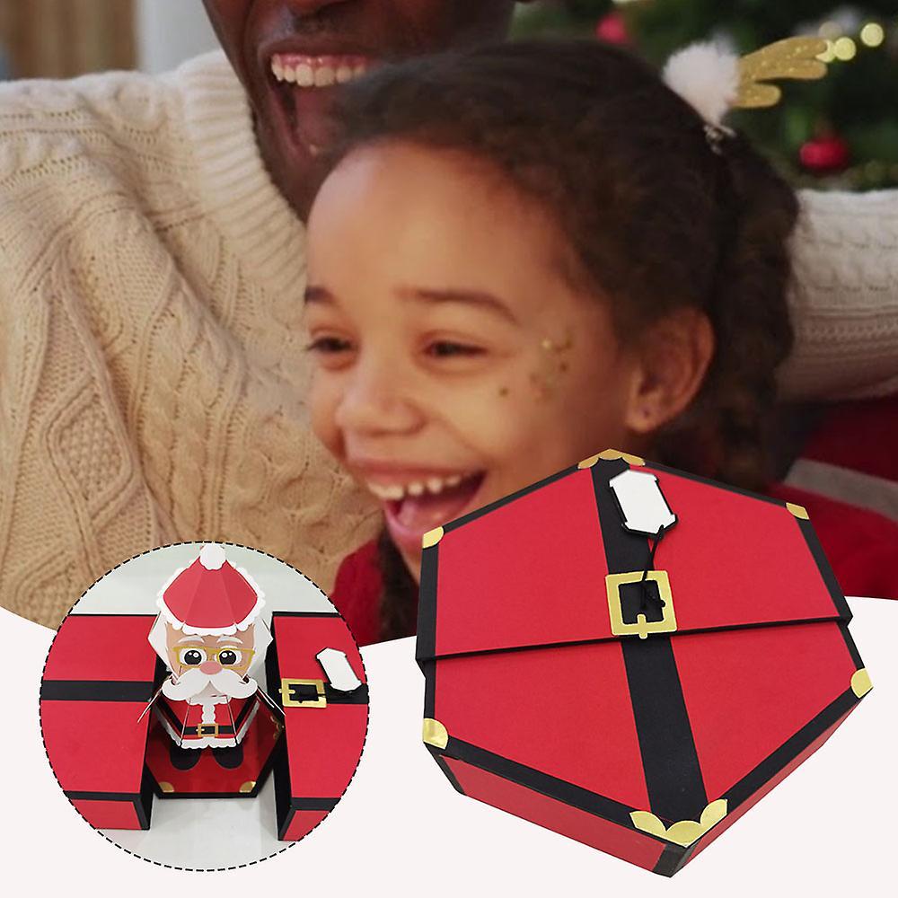 Christmas Surprise Bounces Toy sBox Festival Decorative Present Case for Party