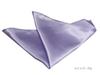 [VAGHEZZA] Ascot Tie and Pocket Square Set, Made in Japan, Plain, Suitable for Weddings, Receptions, and Golf (Light Purple)
