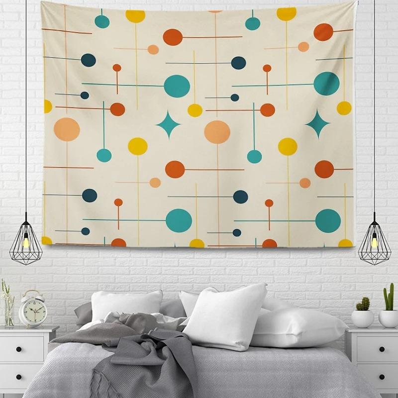 Office Living Room Tapestry Simple Geometric Decorative Hanging Cloth Home Wall Decoration Tapestry