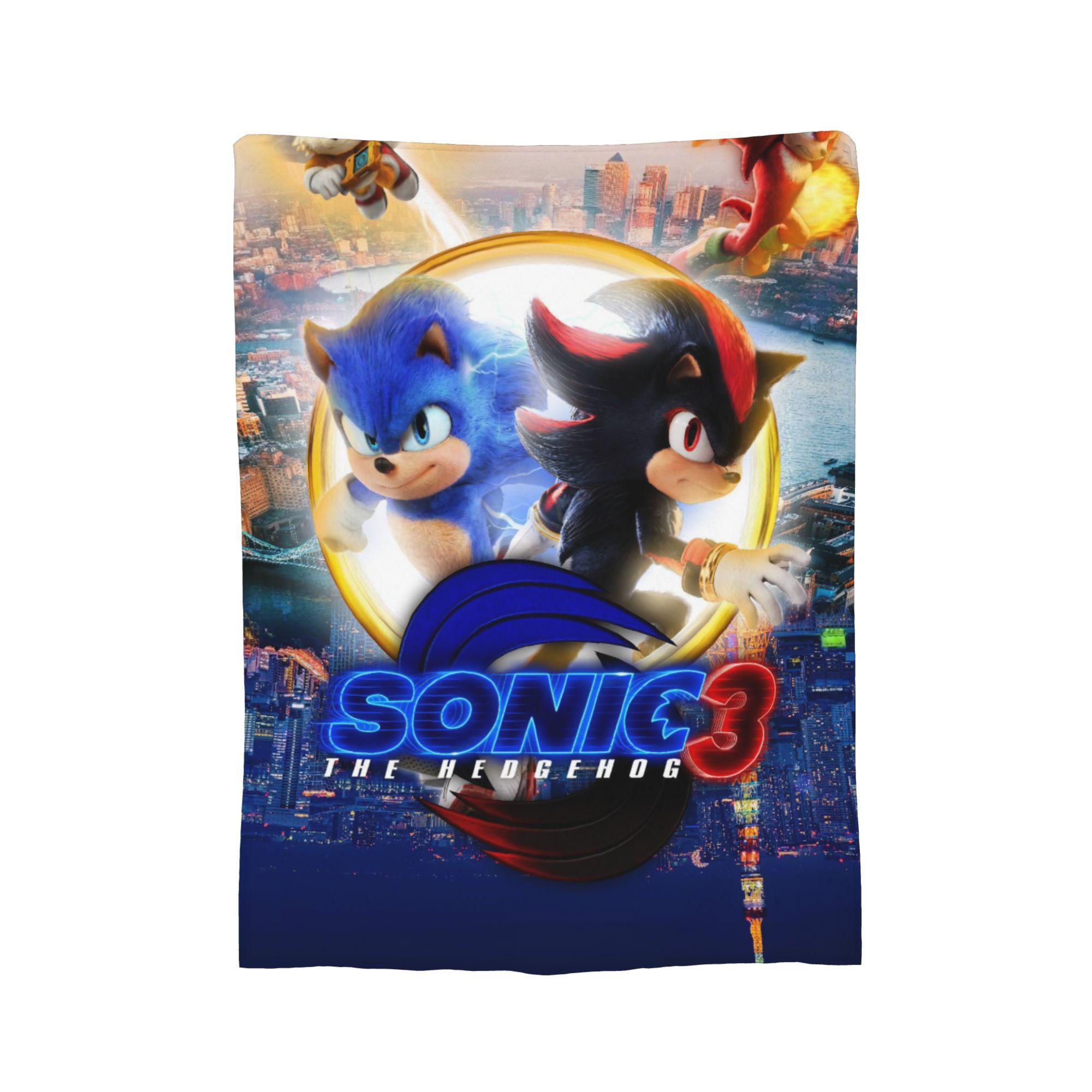 

Shadow The Hedgehog Blankets Fleece All Season Multi-function Super Warm Throw Blankets for Home Outdoor Quilt 30x40in
