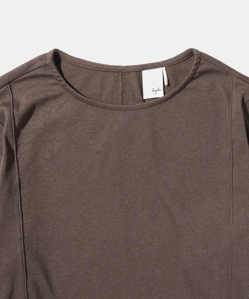 DIAMOND LAYLA Modal Second Layer Longsleeve T101 Brown