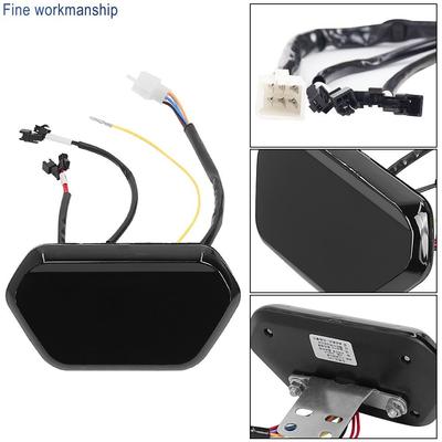 Voltage Compatible Electric Bike Control Panel 48V 60V 72V Odometer Speedmeter  Vehicle Dashboard