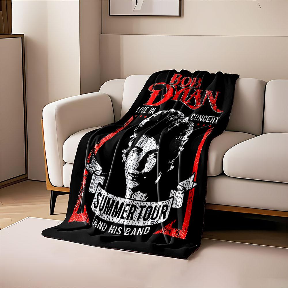 Bob Dylan Live Concert Blanket for all seasons blanket lunch break throw gift