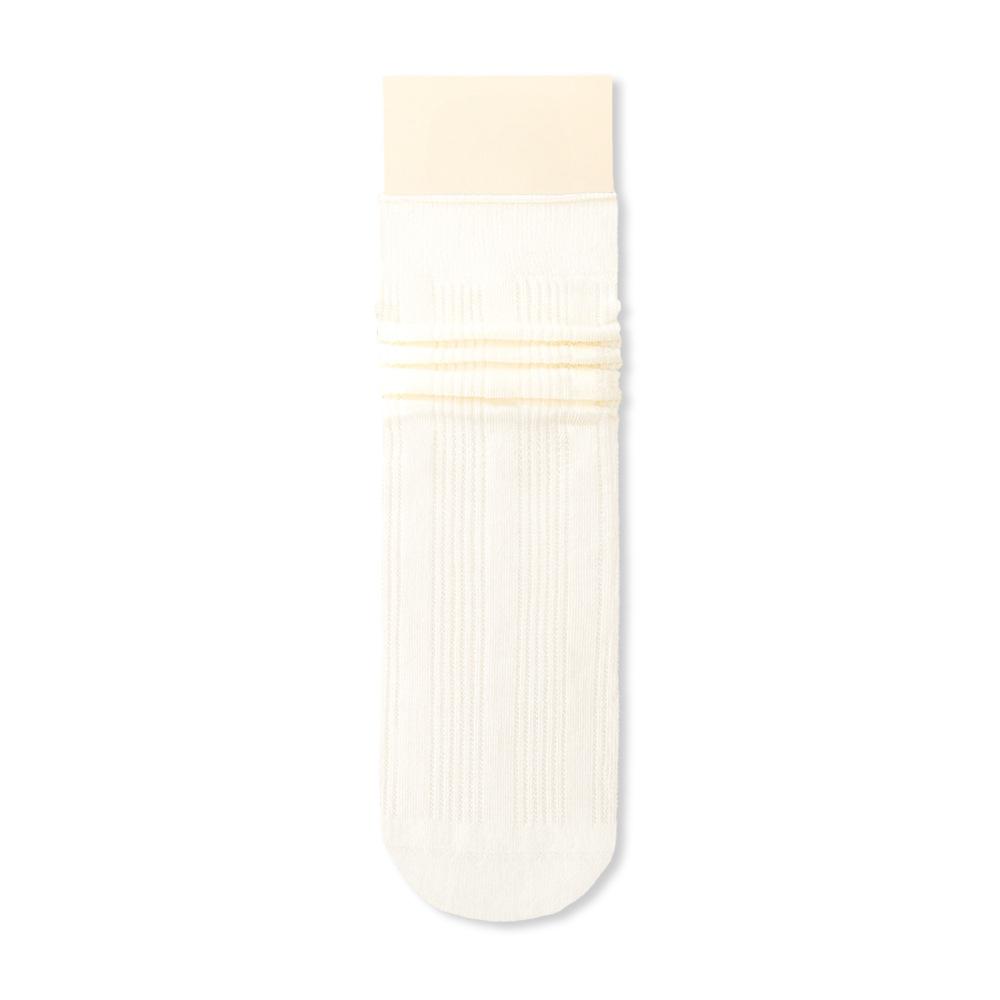 5 Pairs of Women's Spring and Summer Thin Mid-calf Solid Colour Anti-odour and Sweat-absorbent Long Socks Stacked Socks