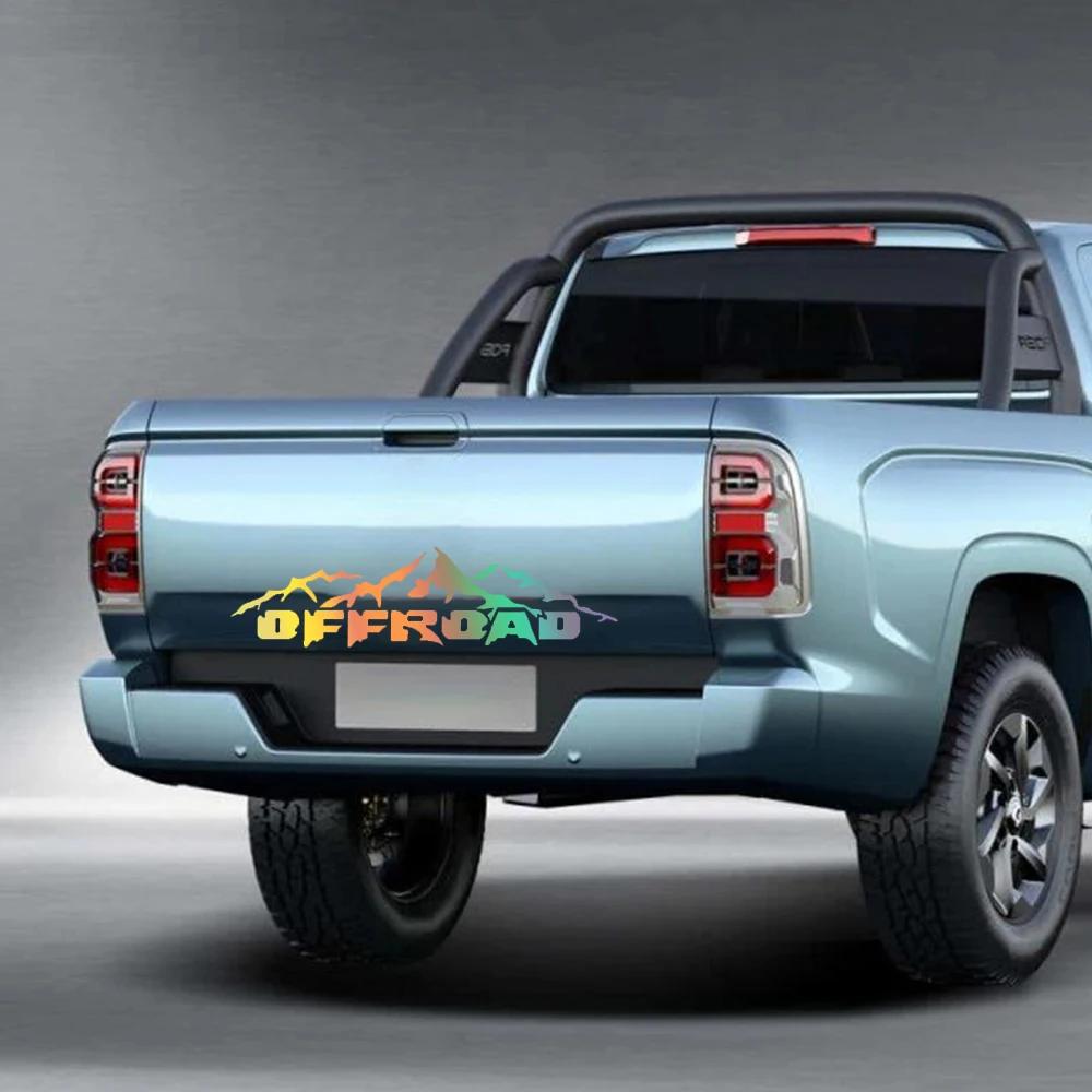 Off Road Car Sticker Truck Pickup Trunk Door Vinyl Decal Accessories For Isuzu Dmax Ford Ranger F150 Toyota Hilux Maxus GWM 4x4