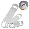 3 Size Durable Beer Bottle Opener Stainless Steel Flat Speed Bottle Cap Opener Remover Bar Blade Kitchen Tool Beer Party Supplie