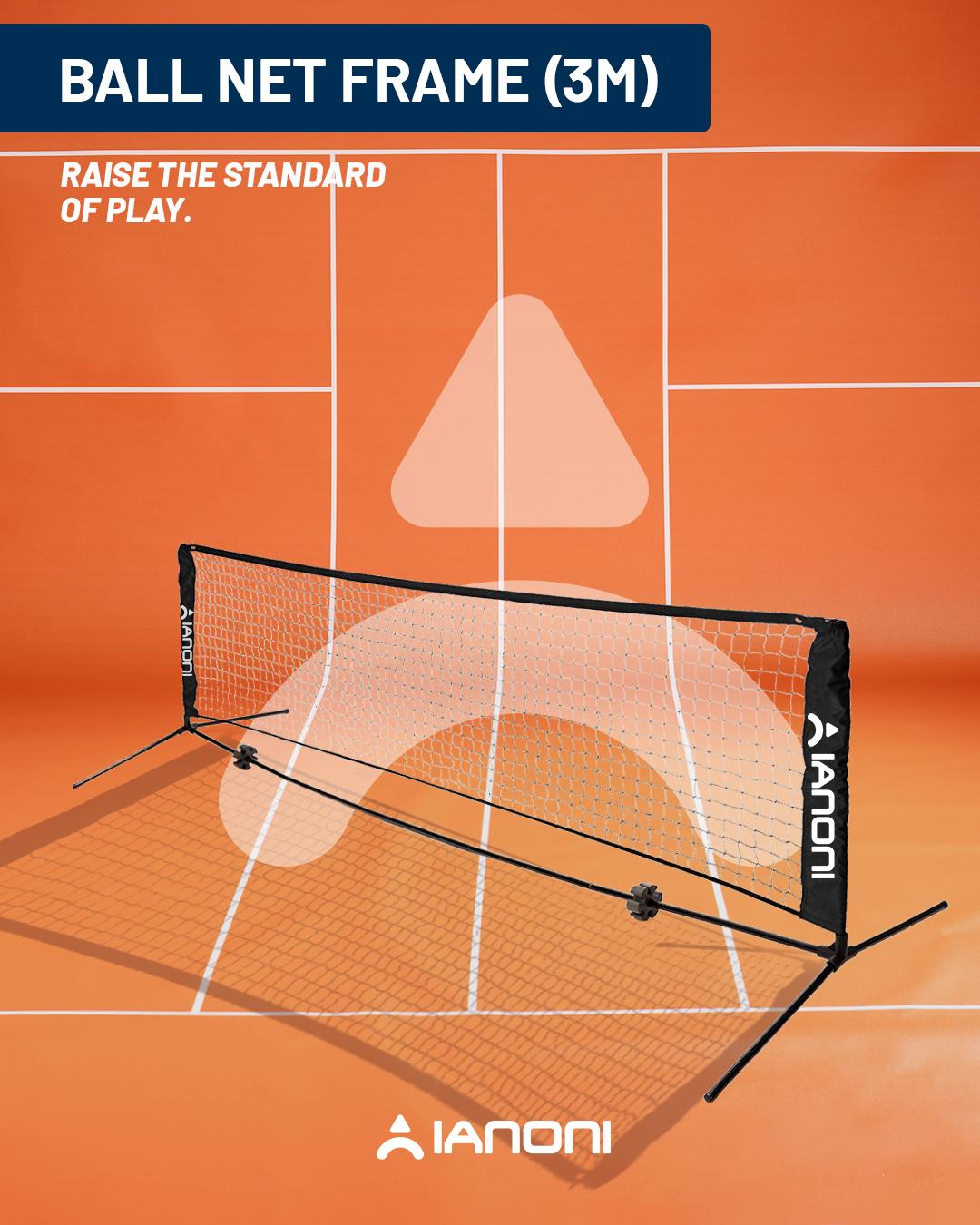 IANONI 3m Custom Pickleball Net – Professional-Grade, Portable  Customizable