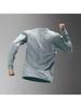 Ice Silk Men's Quick-Dry Long-Sleeve Summer Sports T-Shirt: Breathable, Loose Fit, Sun-Protective Running Top (2025)