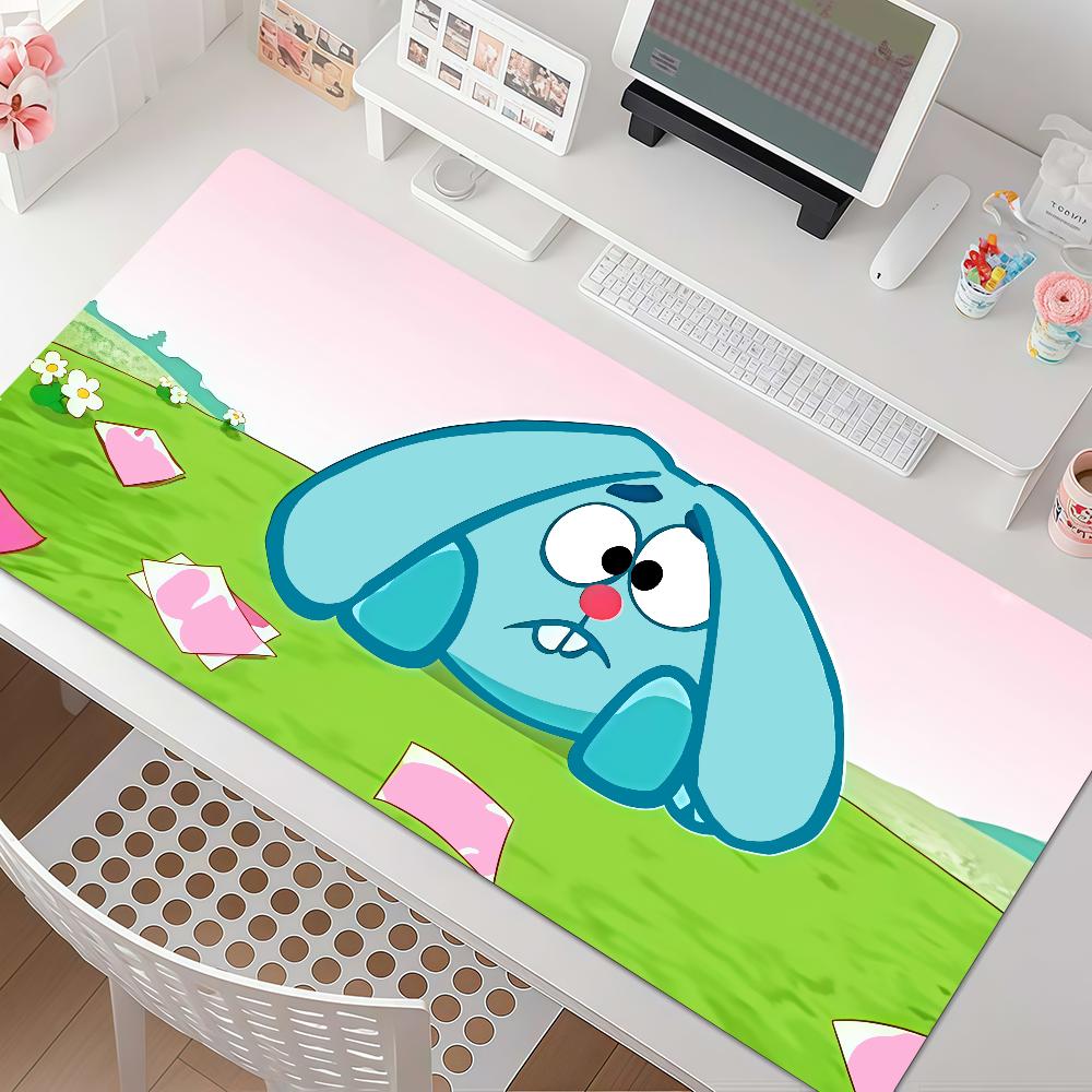 Cartoon Cute K-KikoRiki Smeshariki Mouse Pad Square Office Gaming Desk Mat Waterproof Non-Slip Rubber Decorative