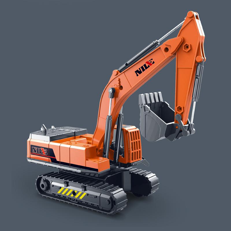 

Simulation Inertia Engineering Vehicle Excavator Machine Model Children Car Toy оранжевый
