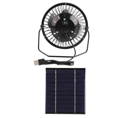 Solarpanel-Ventilator 2,5W 5V Solarenergie USB-Ausgang Tragbar Breite Anwendung Solarbetriebener Ventilator für
