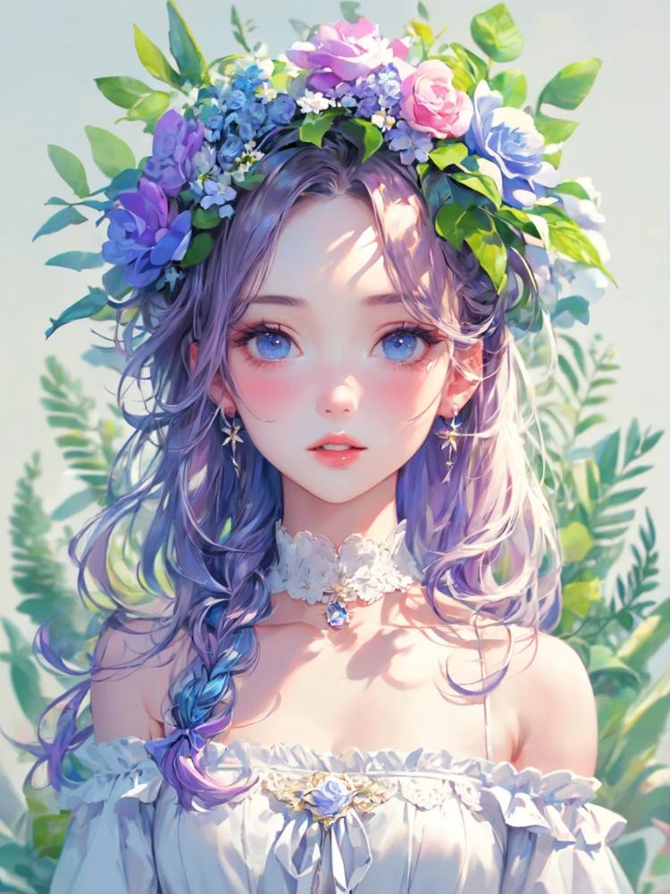 DIY Алмазная картина Мультфильм Цветочница Полная Алмазная мозаика Вышивка Мечта Крест Вышивка Набор Искусство Домашнее украшение