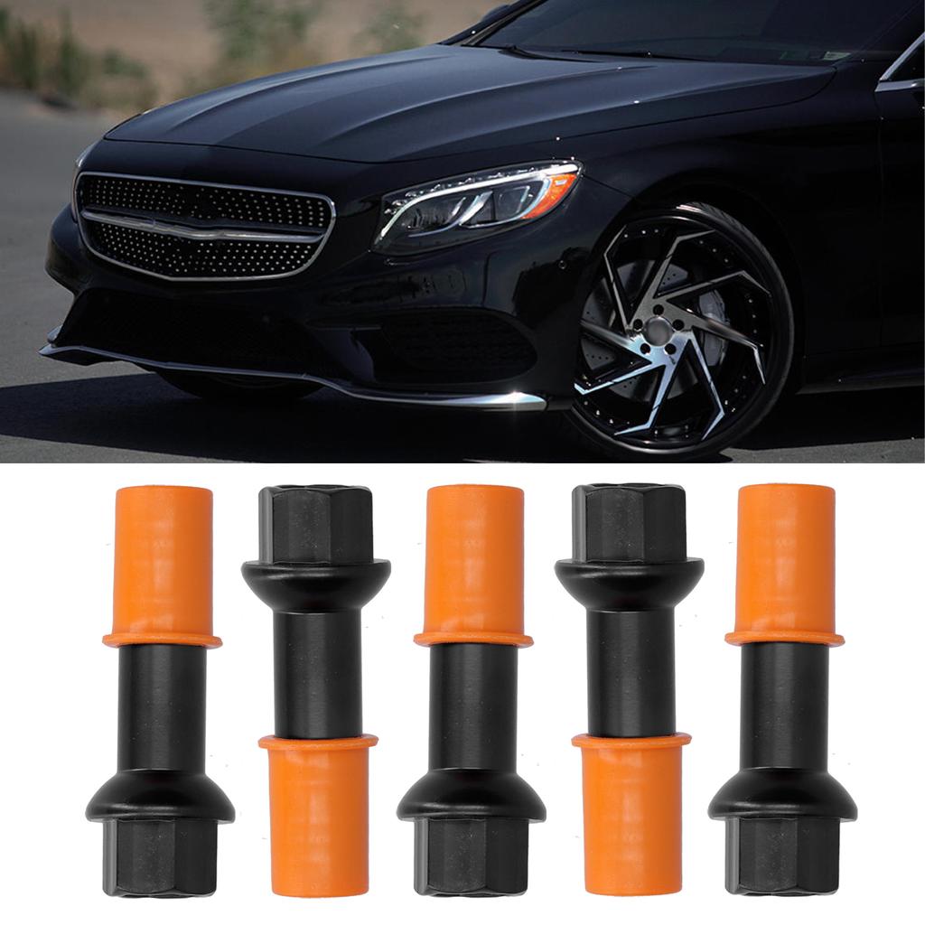 5 Stück Radbolzen Edelstahl 0009907607 Passend für Mercedes Benz CLS450   E200   E250   E300