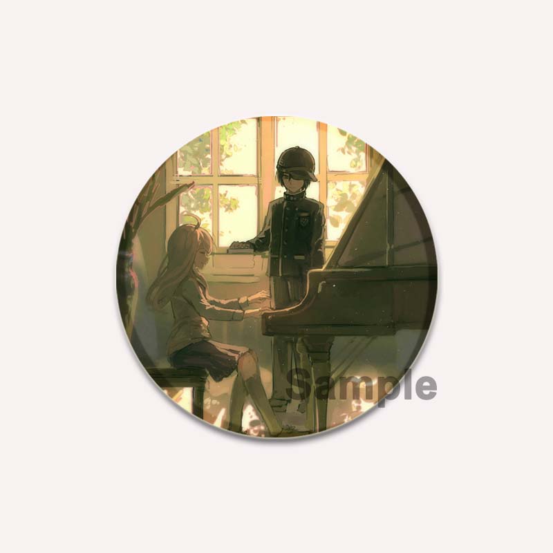 

32/44/58MM Inference Adventure Game Anime Broochs Danganronpa HD Print Badge Backpack Ottoir Cartoon Lag Pins Jewelry Gifts Accessories 32mm