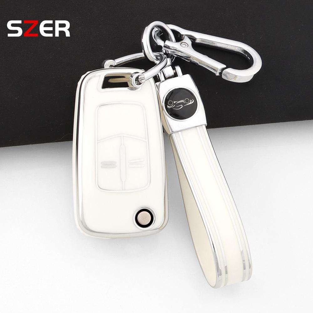 2 Buttons Tpu Car Key Case Cover Shell Fob Keychain For Vauxhall Opel Astra J Corsa D Vectra C Zafira L778 Insignia Accessories