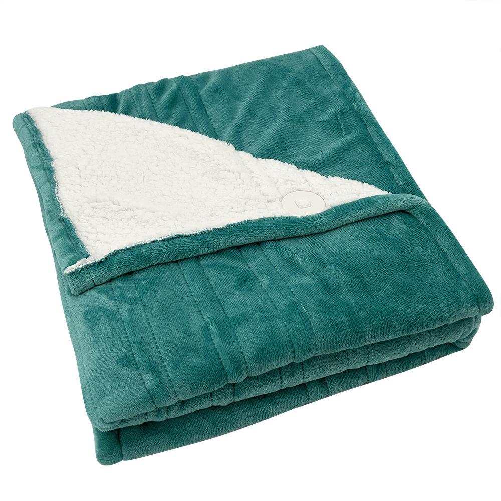 Heated Flannel Shawl Blanket – Multifunctional Electric Blanket & Heating Pad