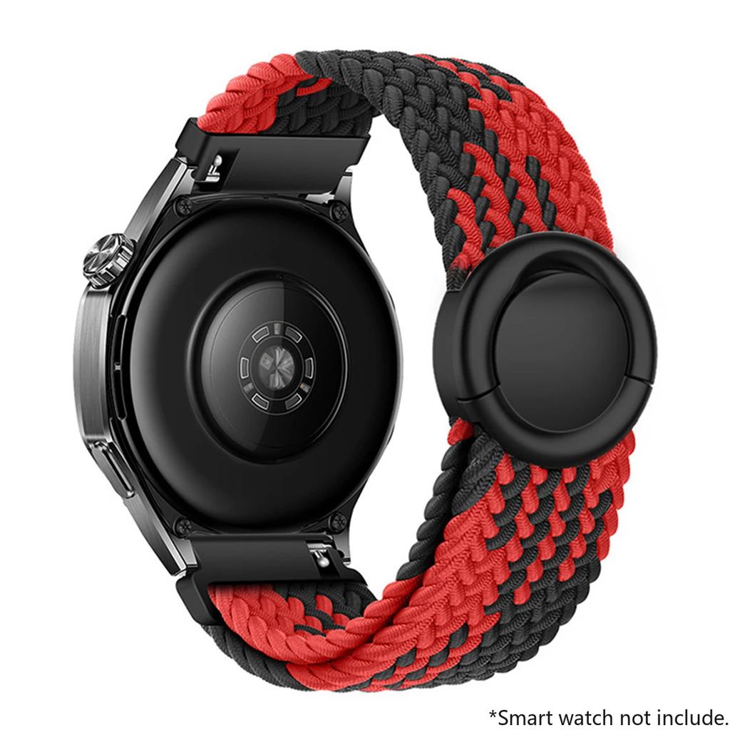 18mm 20mm 22mm Pasek pętla z plecionego nylonu do Huawei Watch GT5/GT4 Pro Klamra spadochronowa Wygodny pasek do Samsung Watch 7 6 5 4