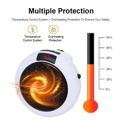 Air Heater Silent Remote Fast Heat Thermostat Electric Portable Heater Mini Wall Mount  Office Desktop Warm Air Heater