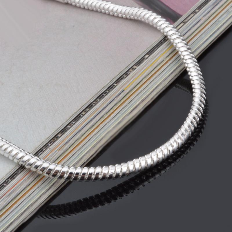 New Arrival Big Brand Sterling Silver Sale Snake Bones Bracelet For Women Bracelets  Bangles
