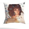 L-Life Is Strange Game Pillow Case Square Double-Sided Printing Short Plush Sofa Cushion Cover Bedroom Bedside Pillow
