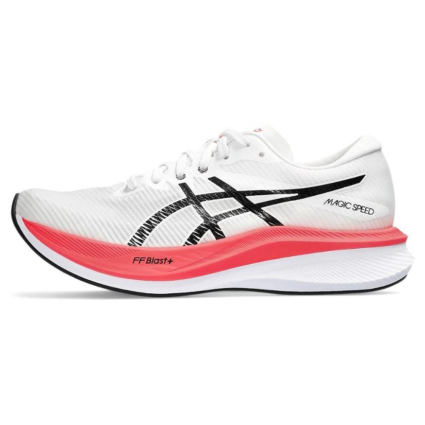 (WMNS) ASICS Magic Speed 3.0 White Black Red Women s 1012B518-100 EU 37