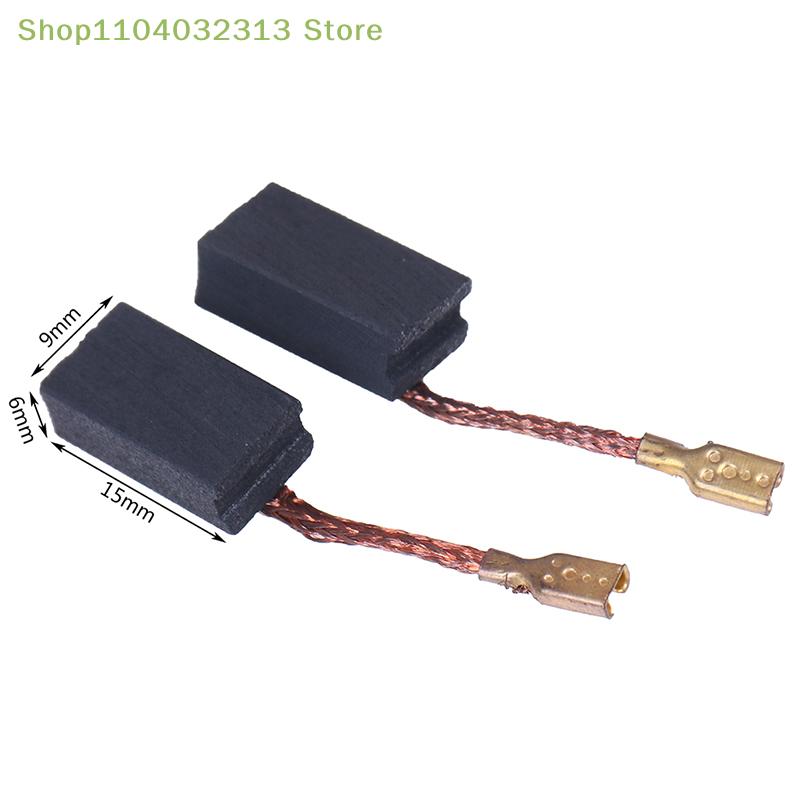 Petite2pcs/lot 6x 9 X 15mm Angle Grinder Carbon Brush Replacement Spare Parts Angle Grinder Carbon Brush Brush 6X9X15MM