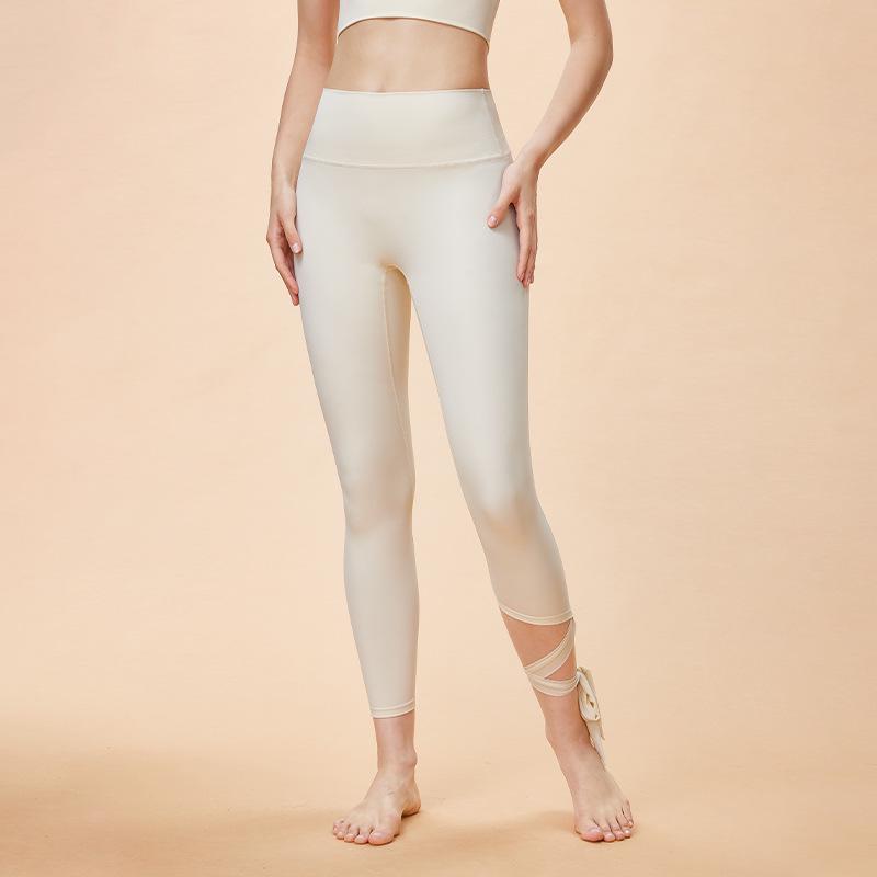 

Женские брюки для йоги с высокой талией и контролем живота, с инновационным ремешком на икре и эффектом подтяжки бедер Medium