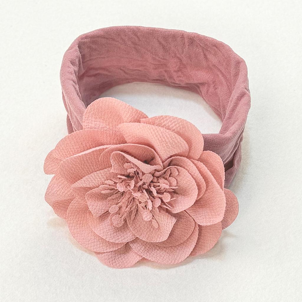 1PC Chiffon Flower Headbands Baby Girls Elastic Nylon Headbands for Baby Newborn Girls Floral Hairbands Party Hair Accessories