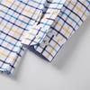 100% Pure Cotton Oxford Shirts for Men Long Sleeve Plaid Shirt Striped Male Business Checked Red Shirt Mans Designer Clothes 7XL