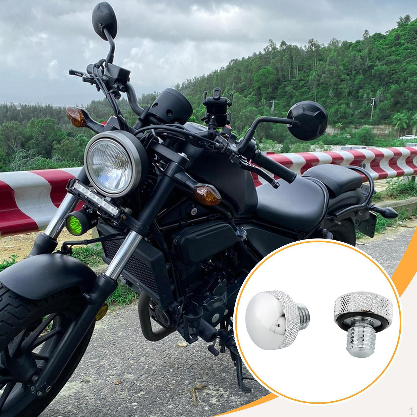 

1 Pair Motorcycle Seat Bolt Kit Screw Professional Repair Components Maintenance Cushion срібний