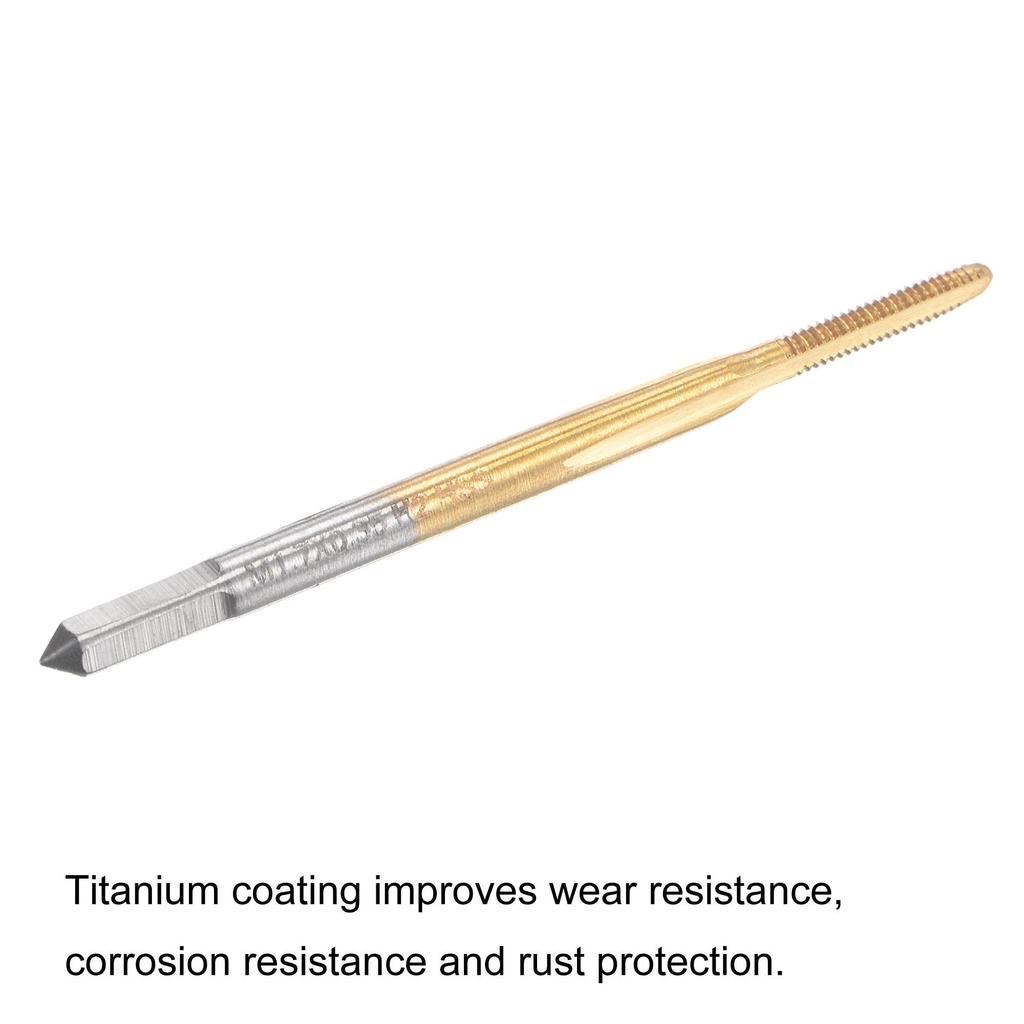 uxcell Machine Micro Thread Tap Thread Milling Machine Tap Screw Tap Metric M1.7 x