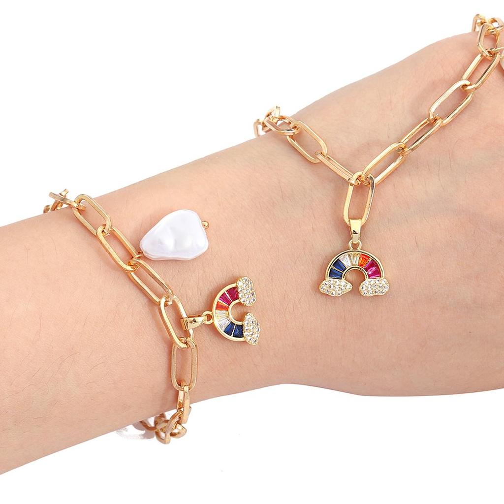 1Pcs Various Style Metal Zircon Pendants For Making DIY Bracelet Necklace Earring Key Chain