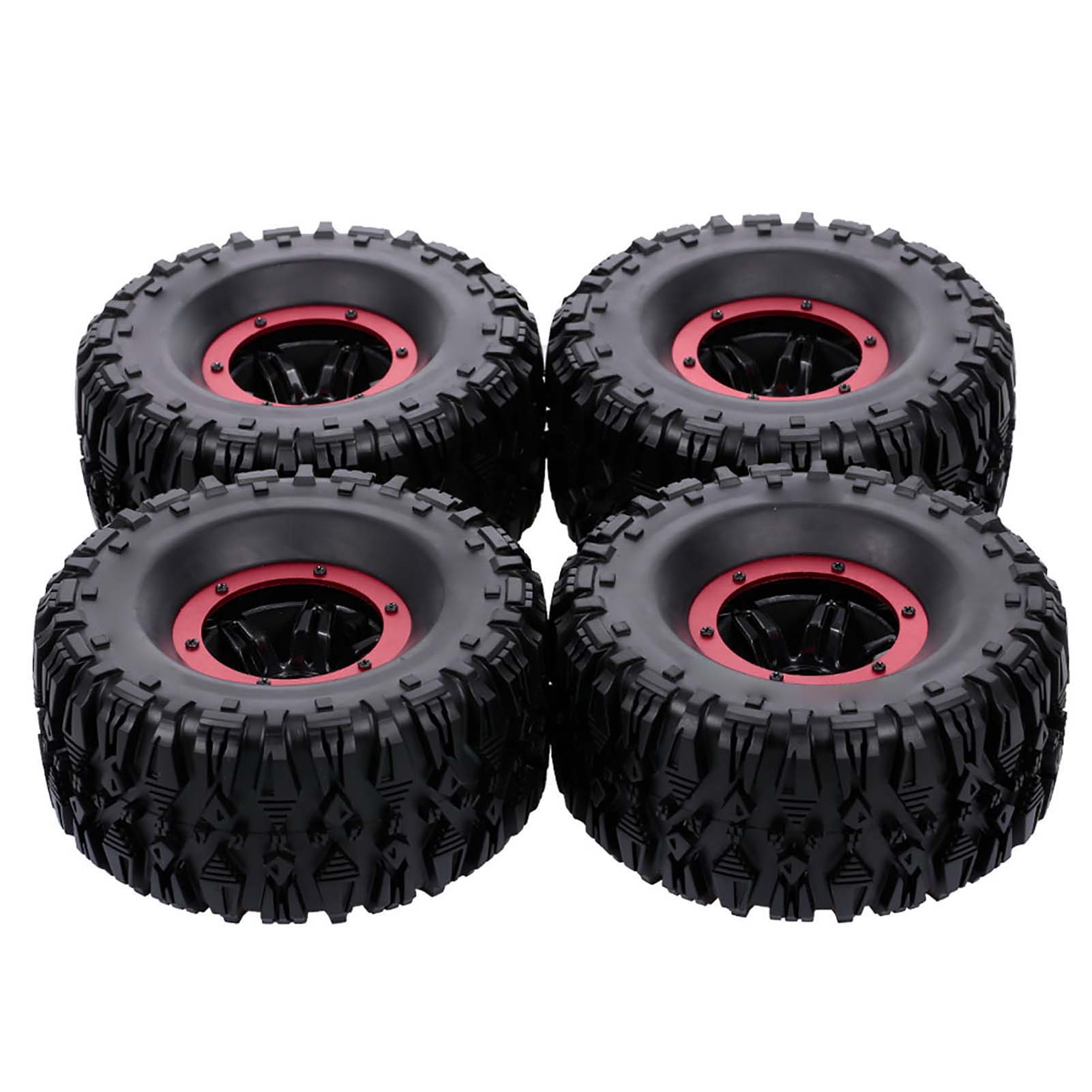 

4pcs 135mm 2.2 Inch Rubber Inflatable Tyre Tire Wheel for RC Car Redcat SCX10 D90 HPI RC