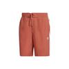 Originals Adicolor Three Stripes Color Block Straight Leg Casual Shorts Men Shorts Orange HK7388